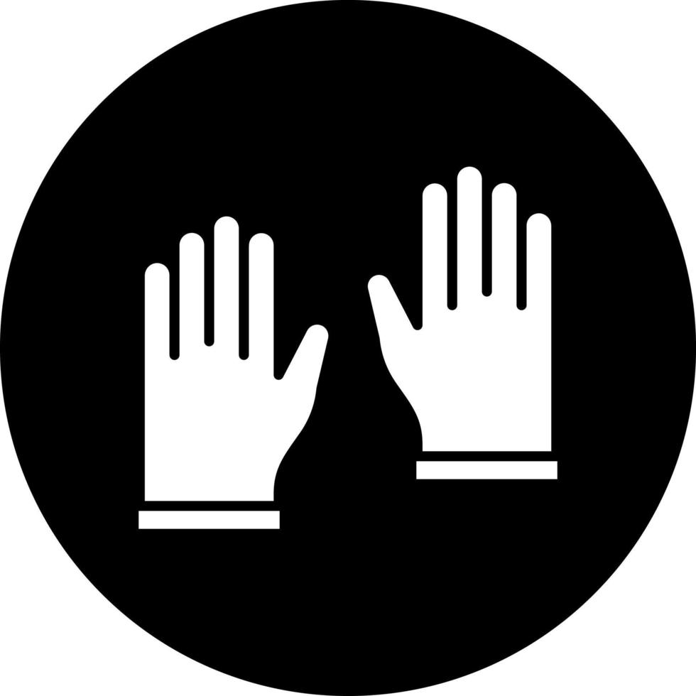 Gloves Vector Icon Style