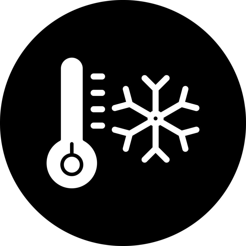 Hypothermia Vector Icon Style