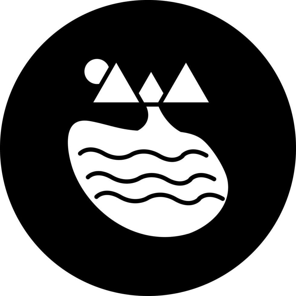 Lake Vector Icon Style