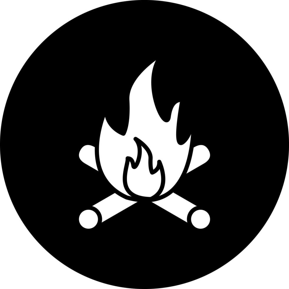 Bonfire Vector Icon Style