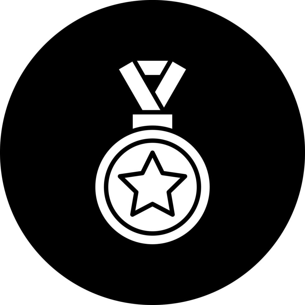 oro medalla vector icono estilo