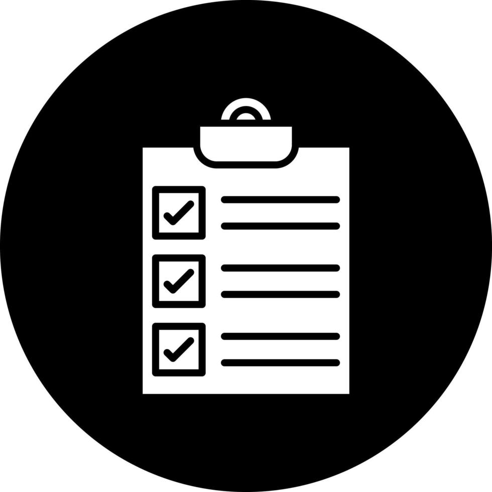 Checklist Vector Icon Style