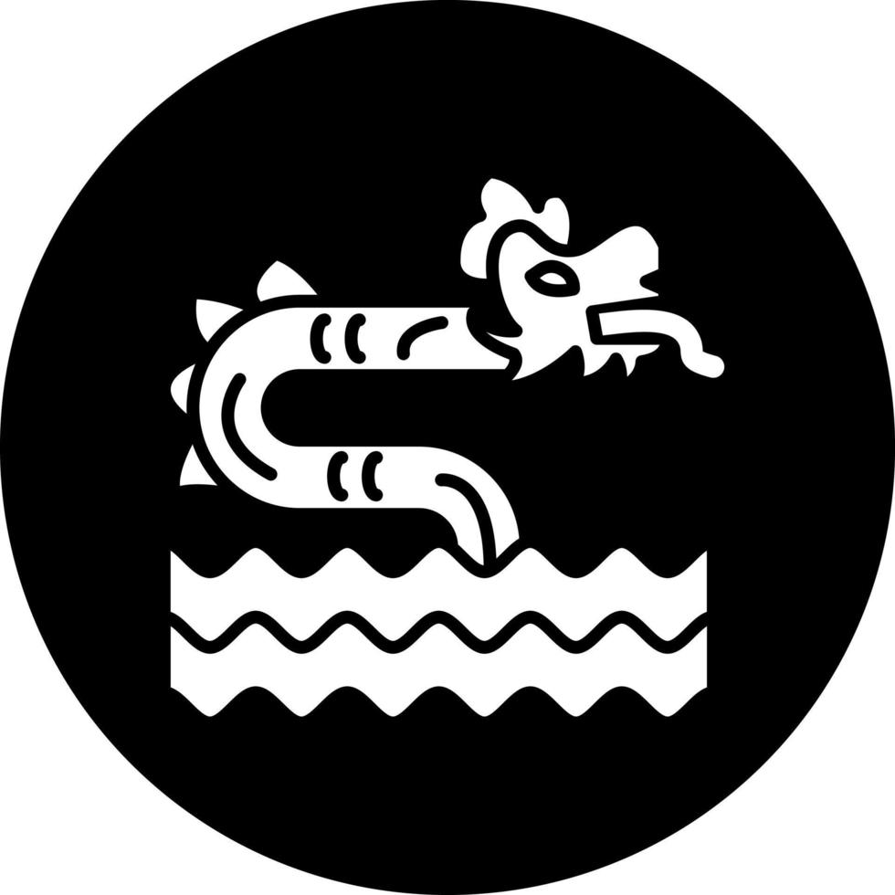 Sea Monster Vector Icon Style