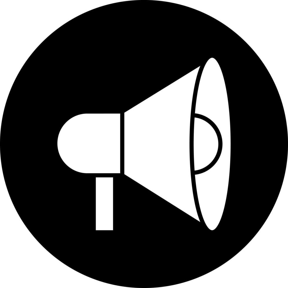 Megaphone Vector Icon Style