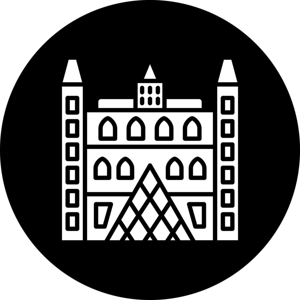 Louvre Vector Icon Style