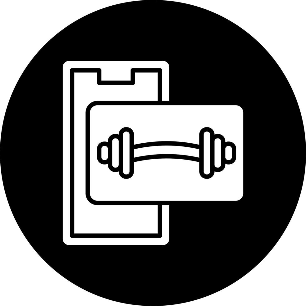 barra con pesas vector icono estilo