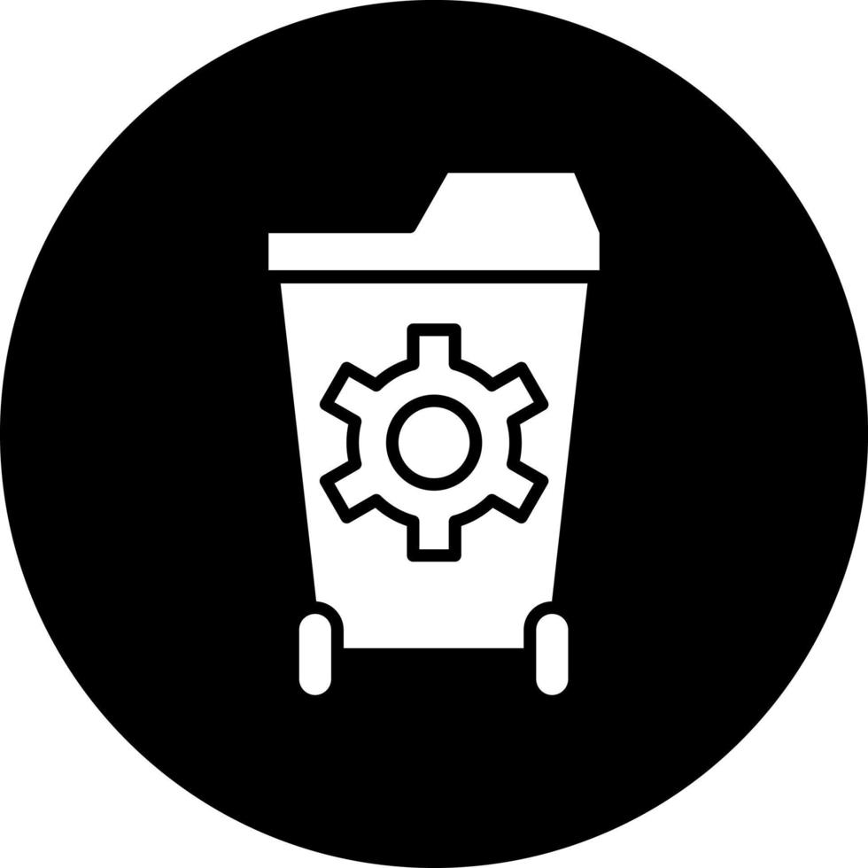 Waste Management Vector Icon Style