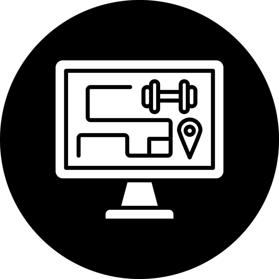 Workout Routing Vector Icon Style