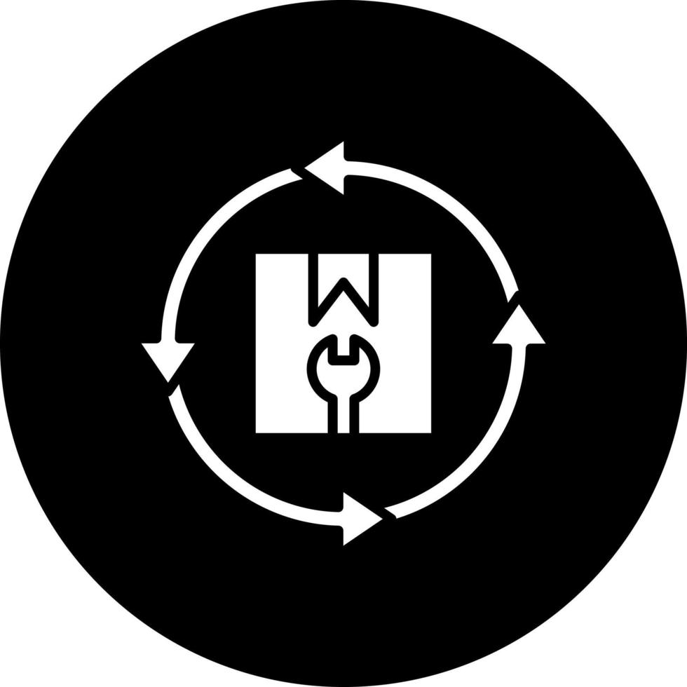 Product Remanufacturing Vector Icon Style
