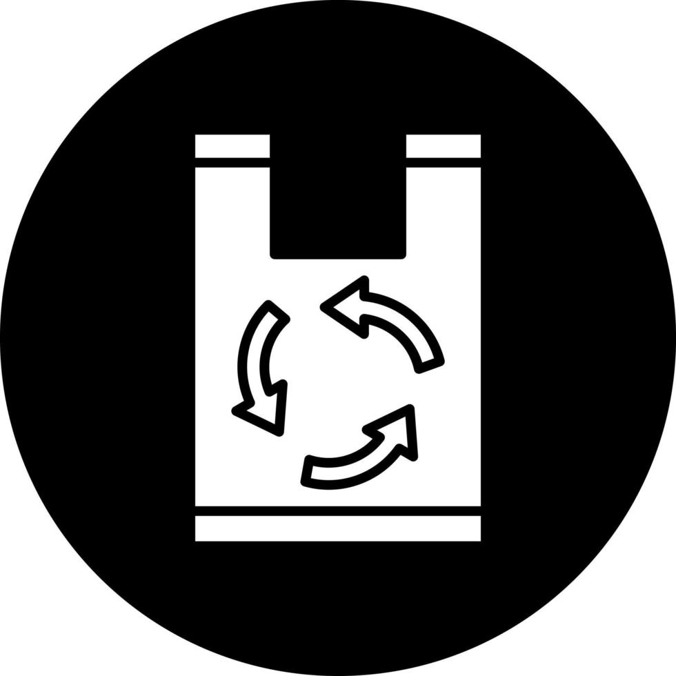 reciclable materiales vector icono estilo