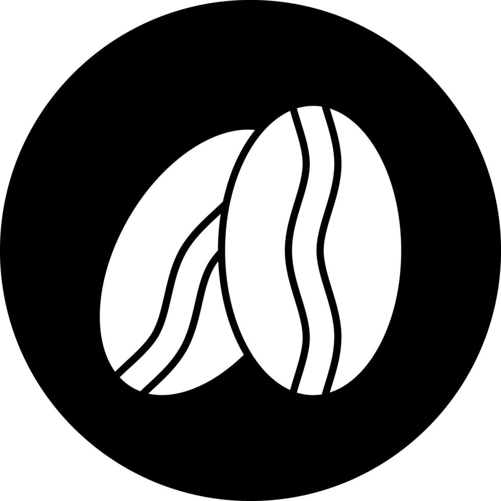 Coffee Beans Vector Icon Style