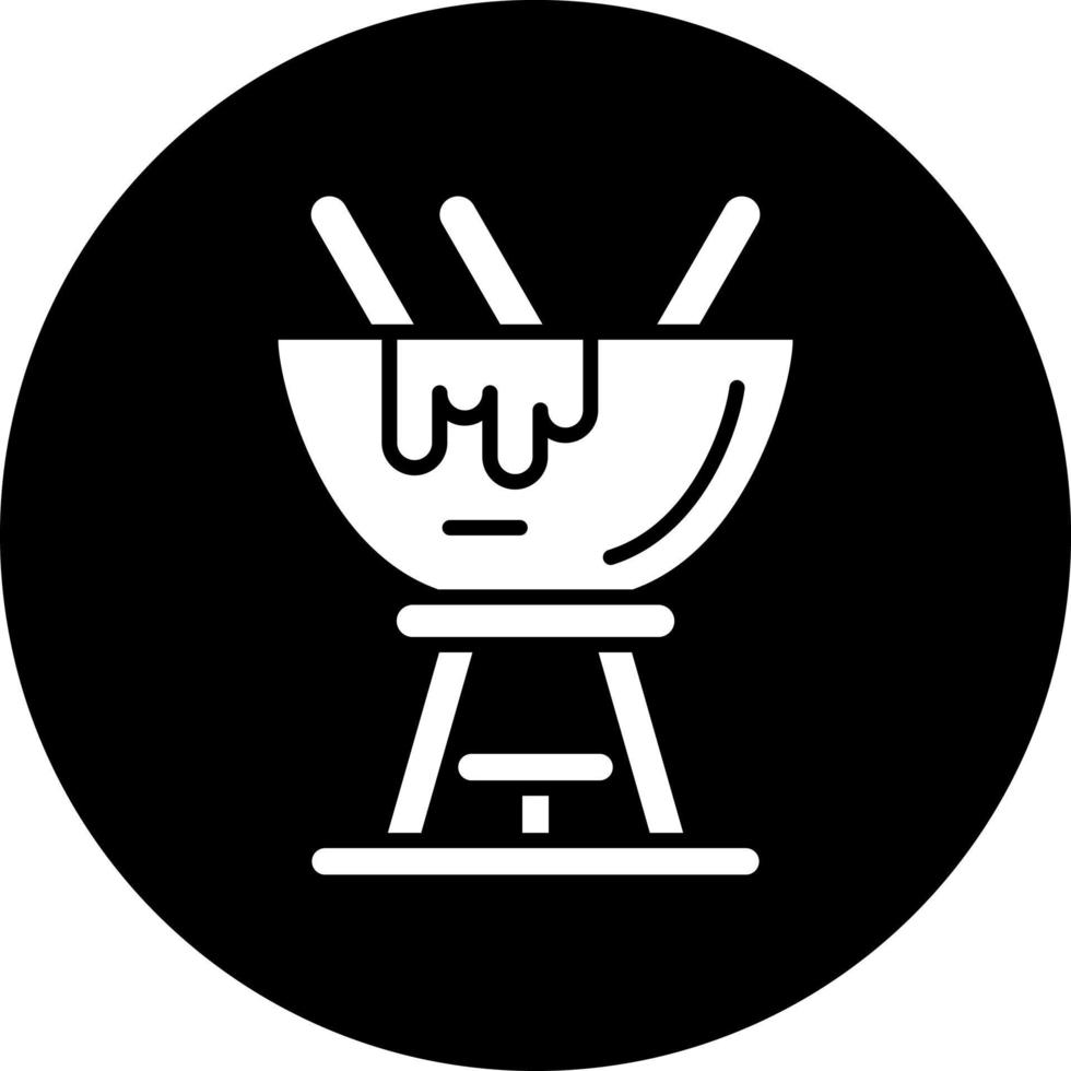 Fondue Vector Icon Style