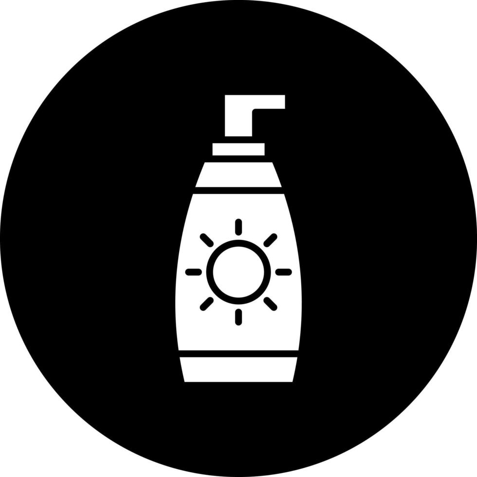 After Sun Lotion Vector Icon Style