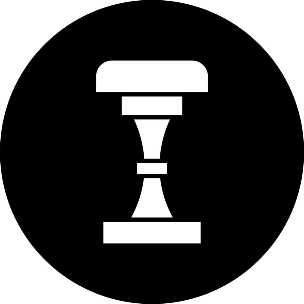 Bar Stool Vector Icon Style