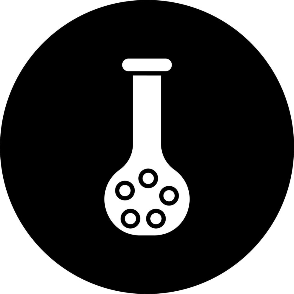 Volumetric Flask Vector Icon Style