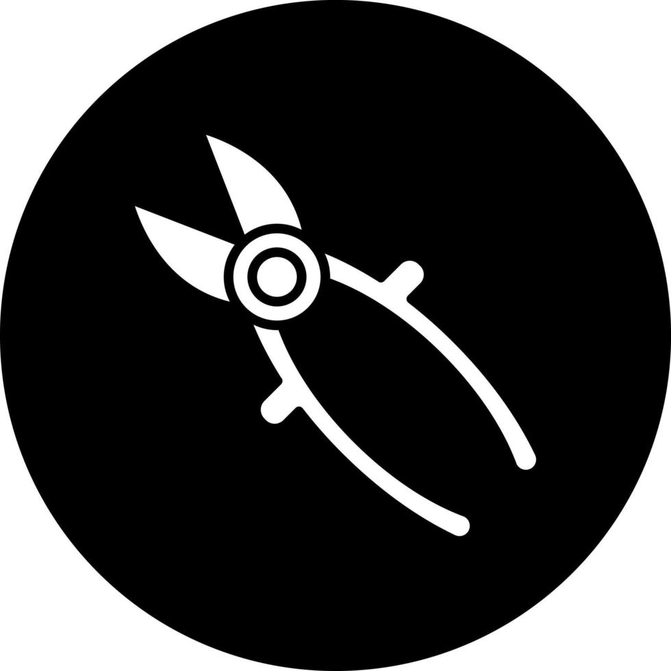 Wire Cutter Vector Icon Style