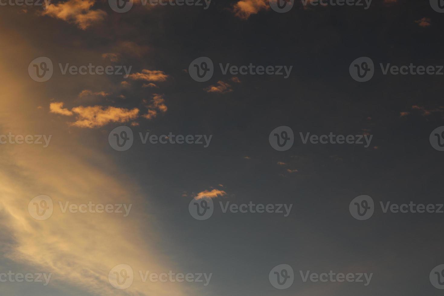 Twilight sky background. Colorful Sunset sky and cloud. vivid sky in twilight time background. photo