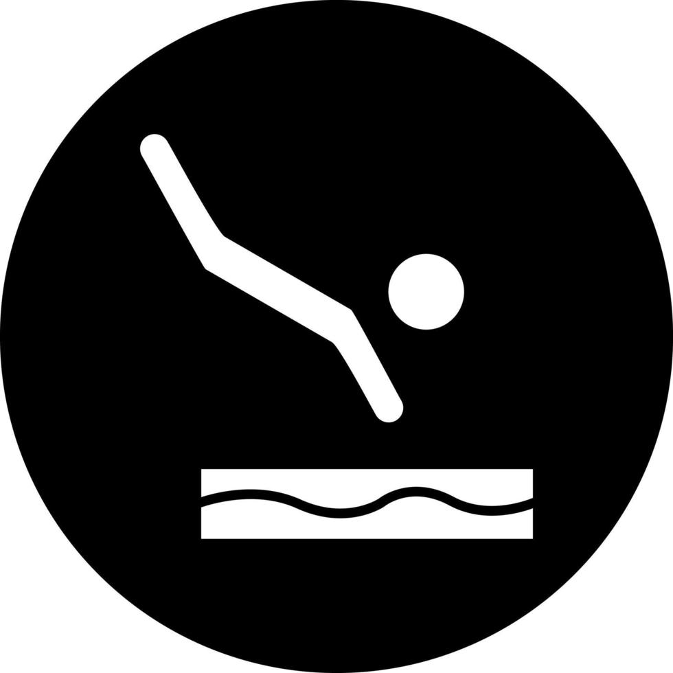 Diving Vector Icon Style