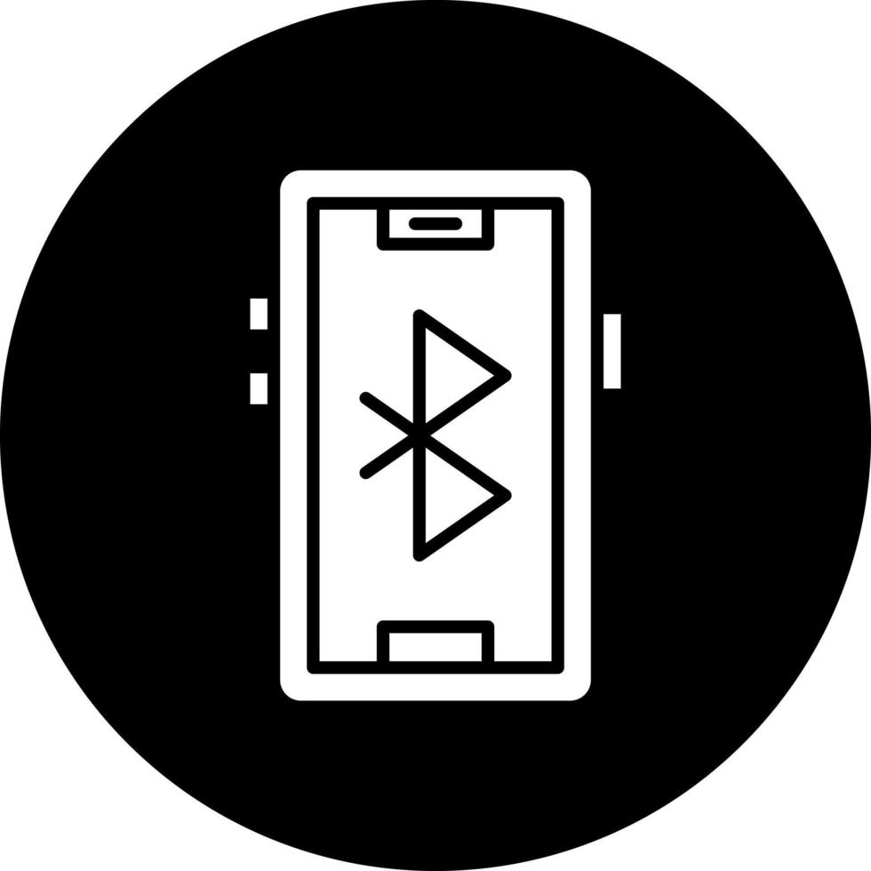 Bluetooth vector icono estilo