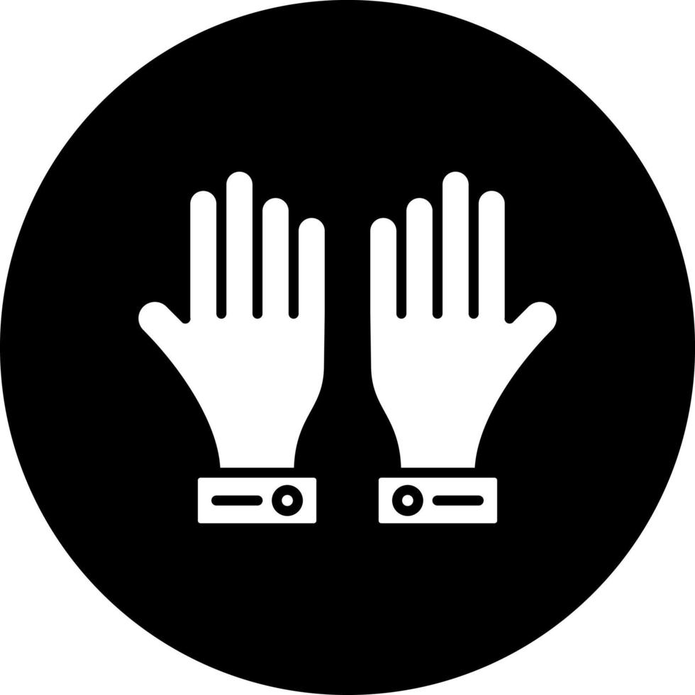 Gloves Vector Icon Style