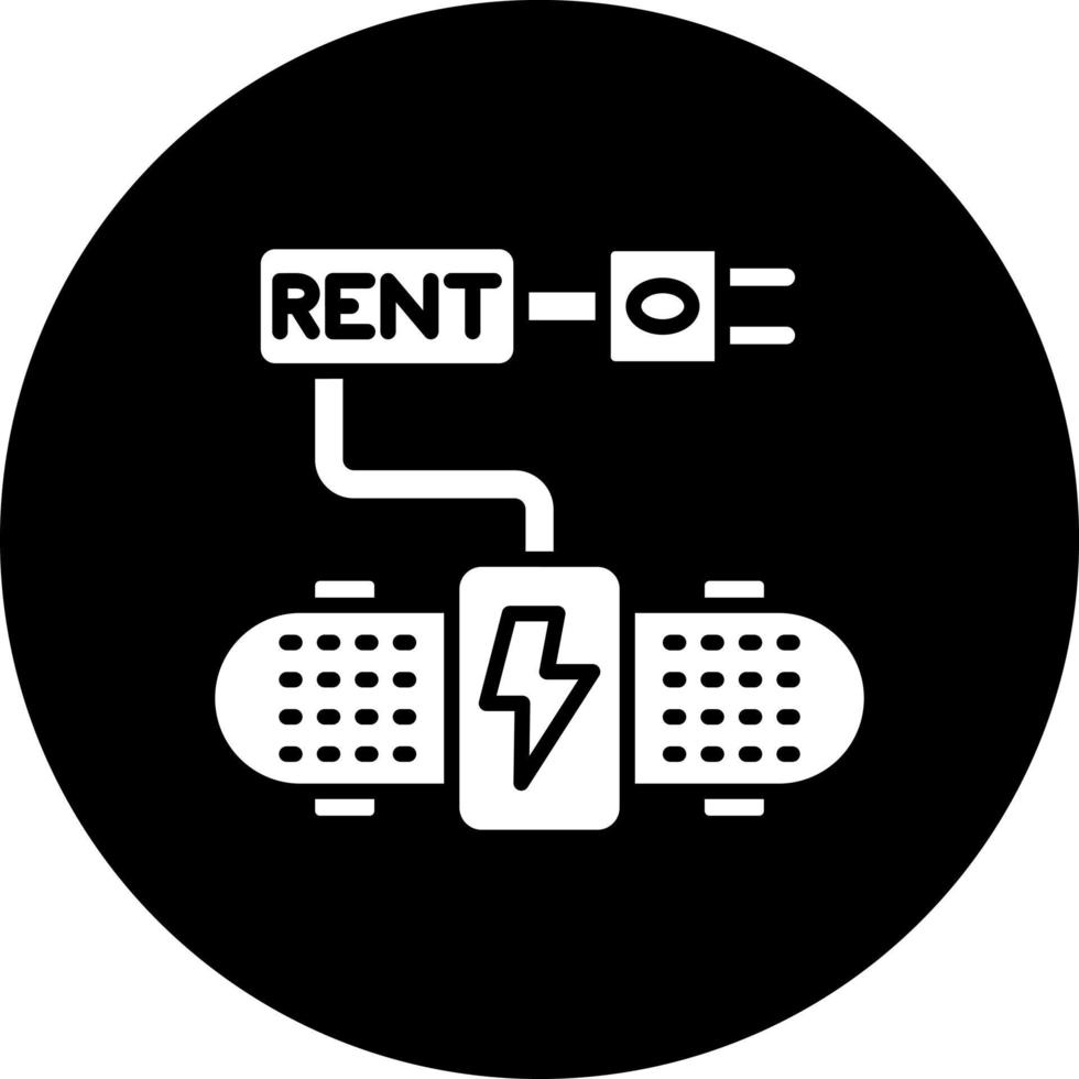 Electric Skateboard Ren Vector Icon Style