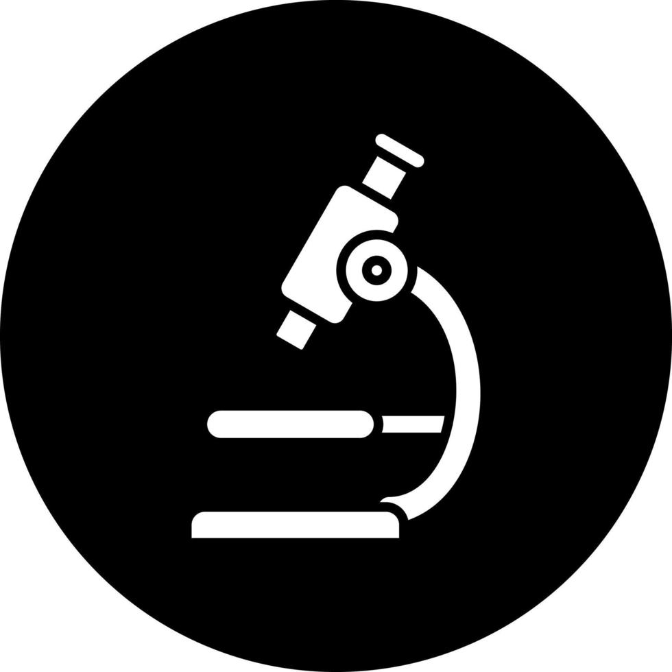 Microscope Vector Icon Style