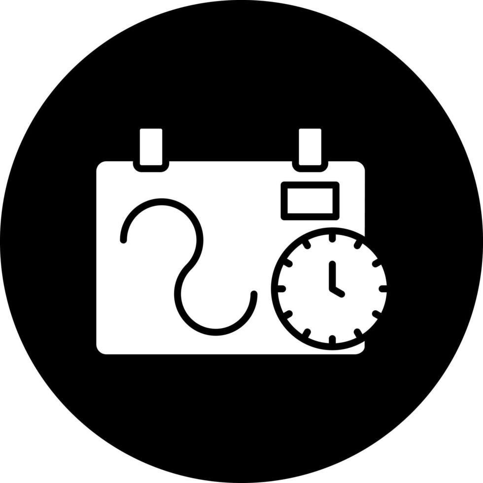 Flexible Schedule Vector Icon Style