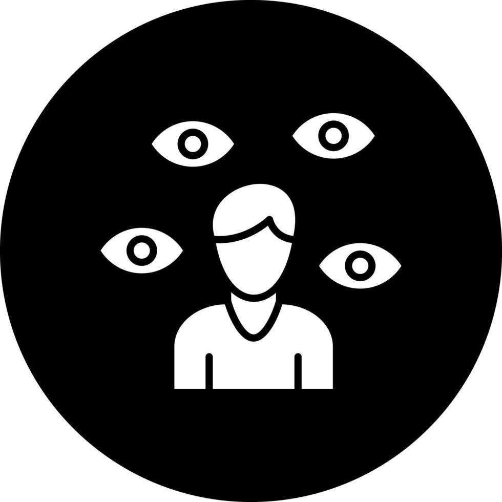 Paranoia Vector Icon Style