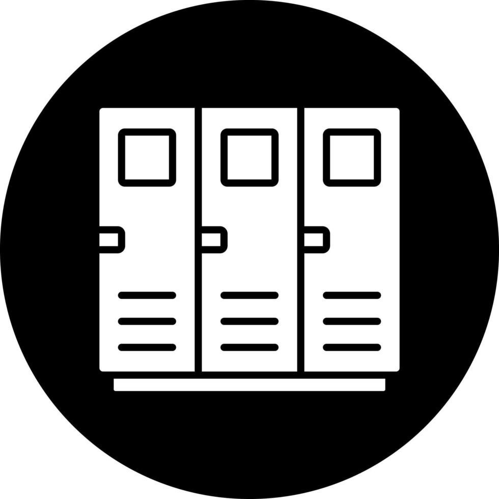 Locker Room Vector Icon Style