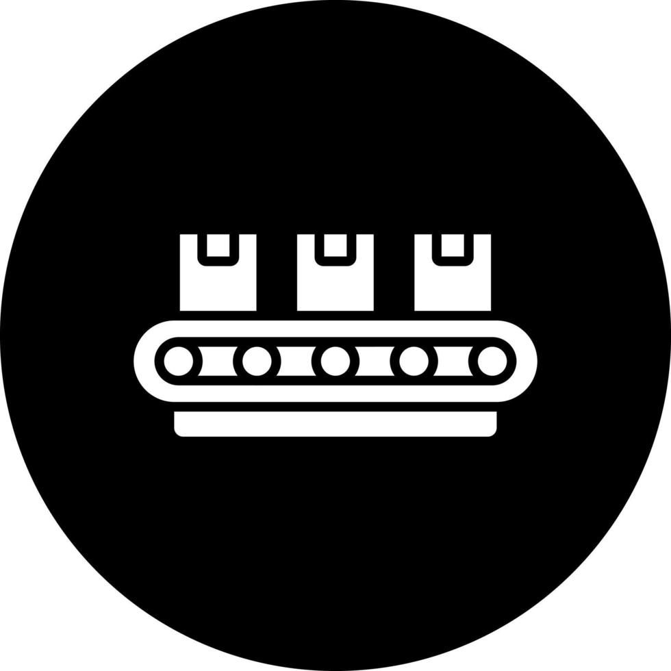 Conveyor Belt Vector Icon Style