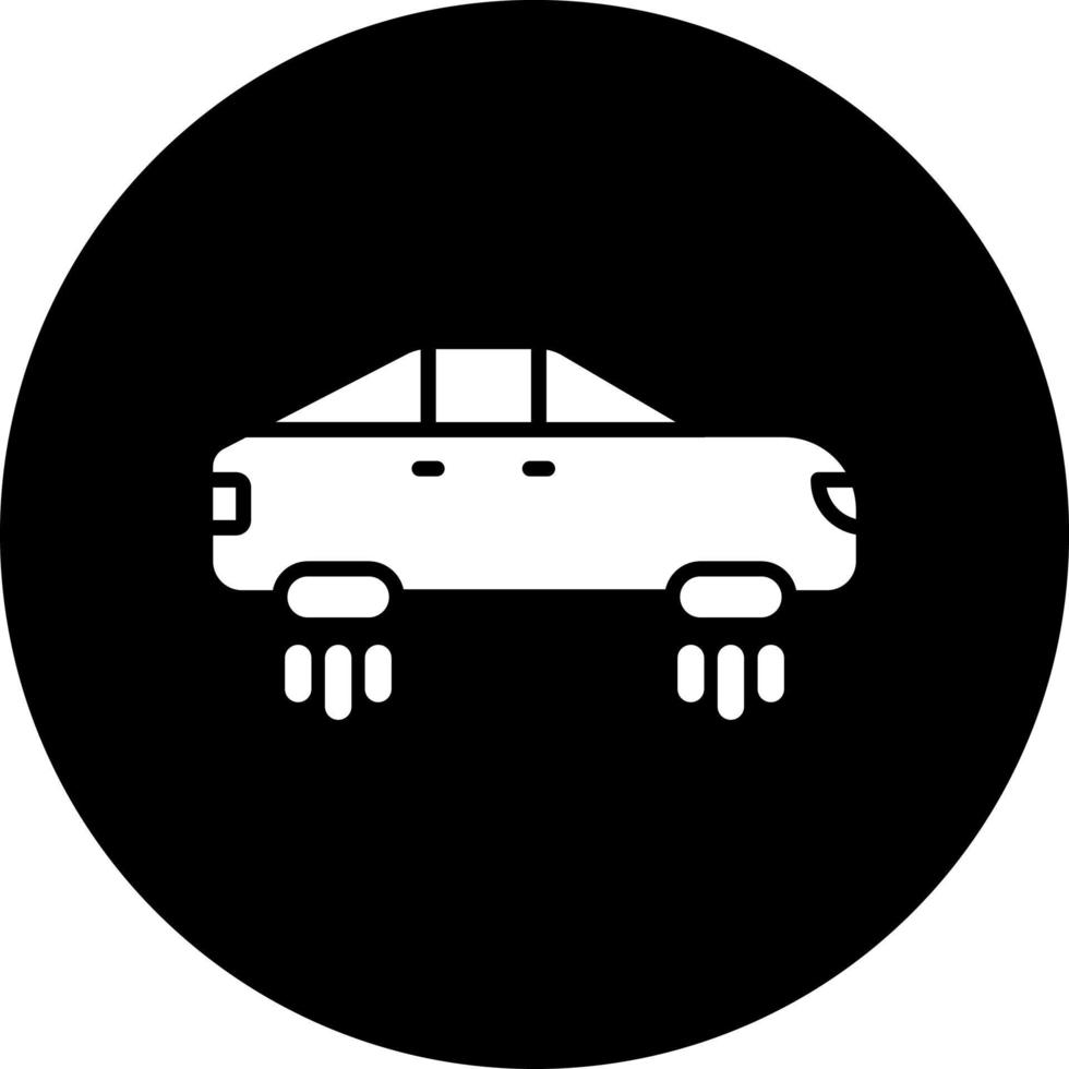 Hover Car Vector Icon Style