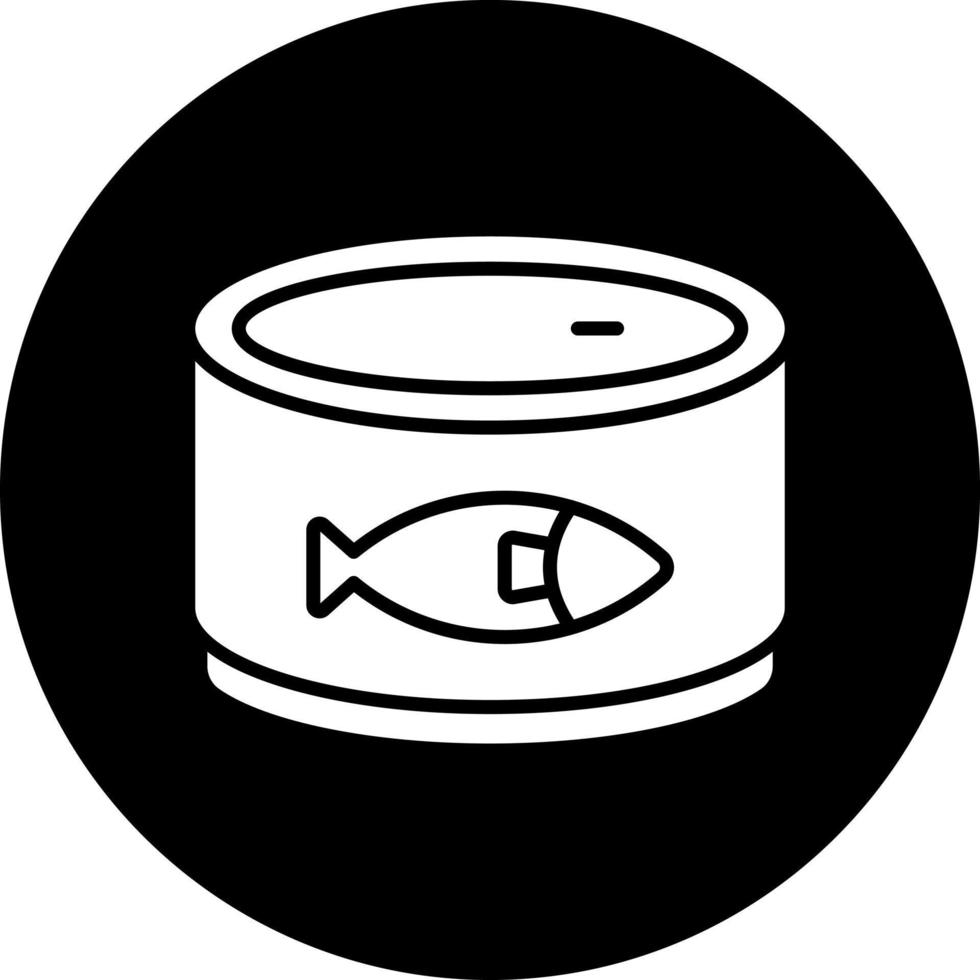 Canned Food Vector Icon Style