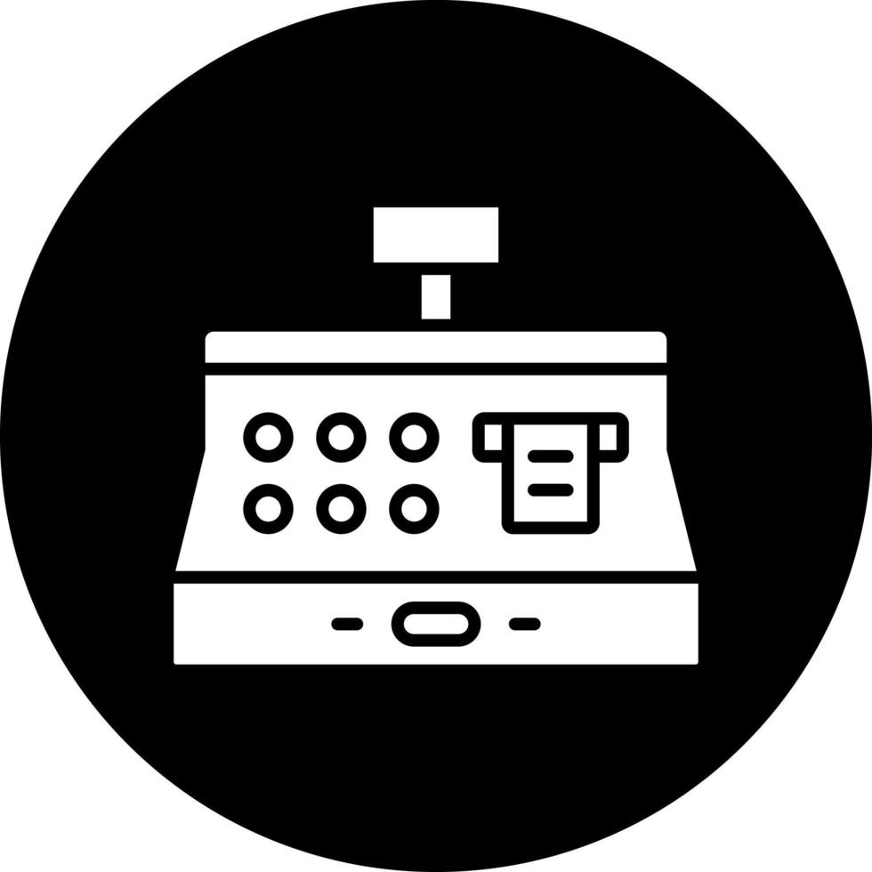 Cash Register Vector Icon Style