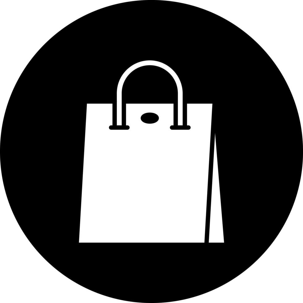 Shopping Bag Vector Icon Style