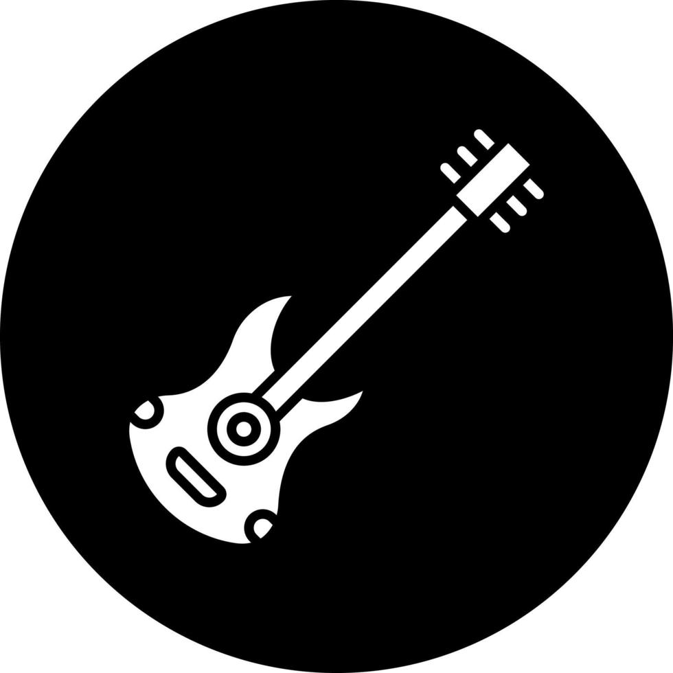 guitarra vector icono estilo