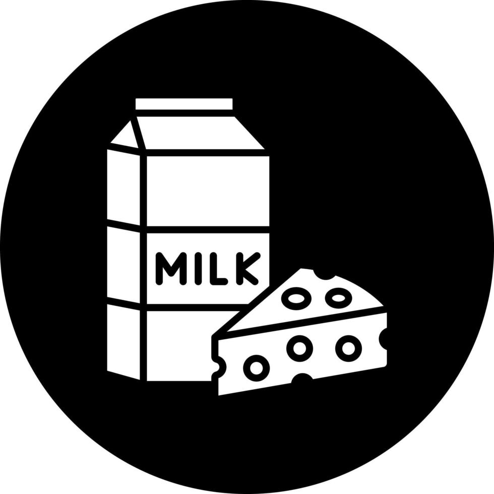 Dairy Item Vector Icon Style