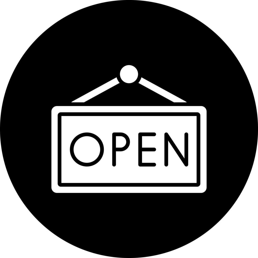 Open Tag Vector Icon Style