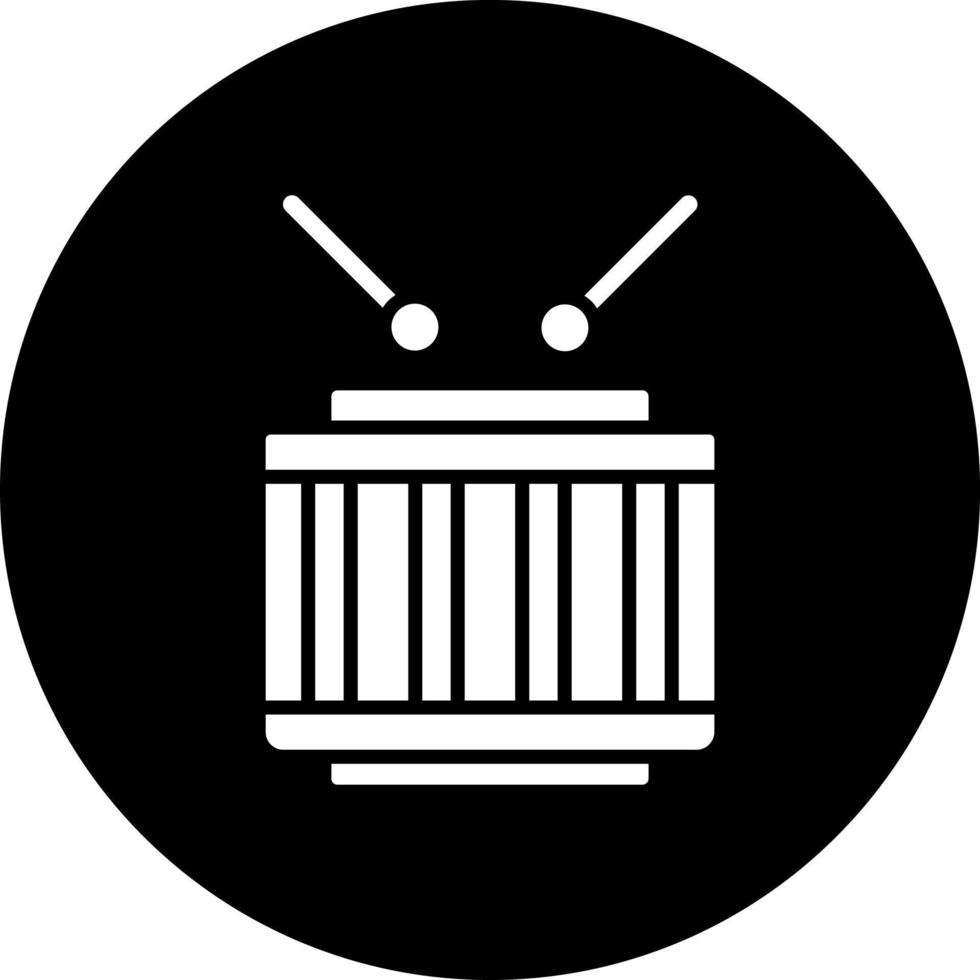 Drum Vector Icon Style