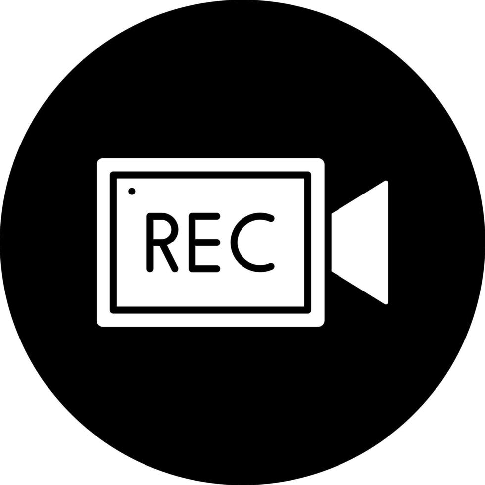 Recording Vector Icon Style