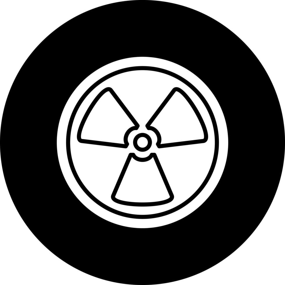 radiación vector icono estilo