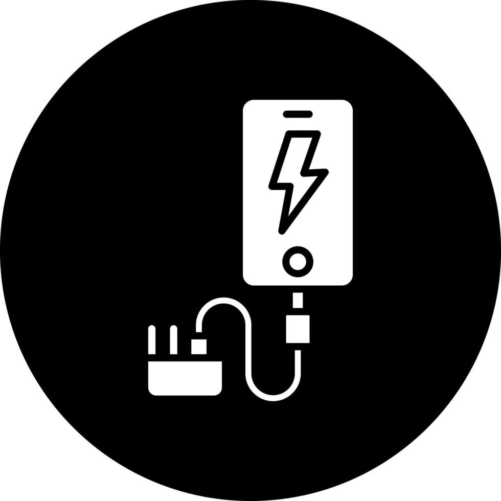 Smartphone Charger Vector Icon Style