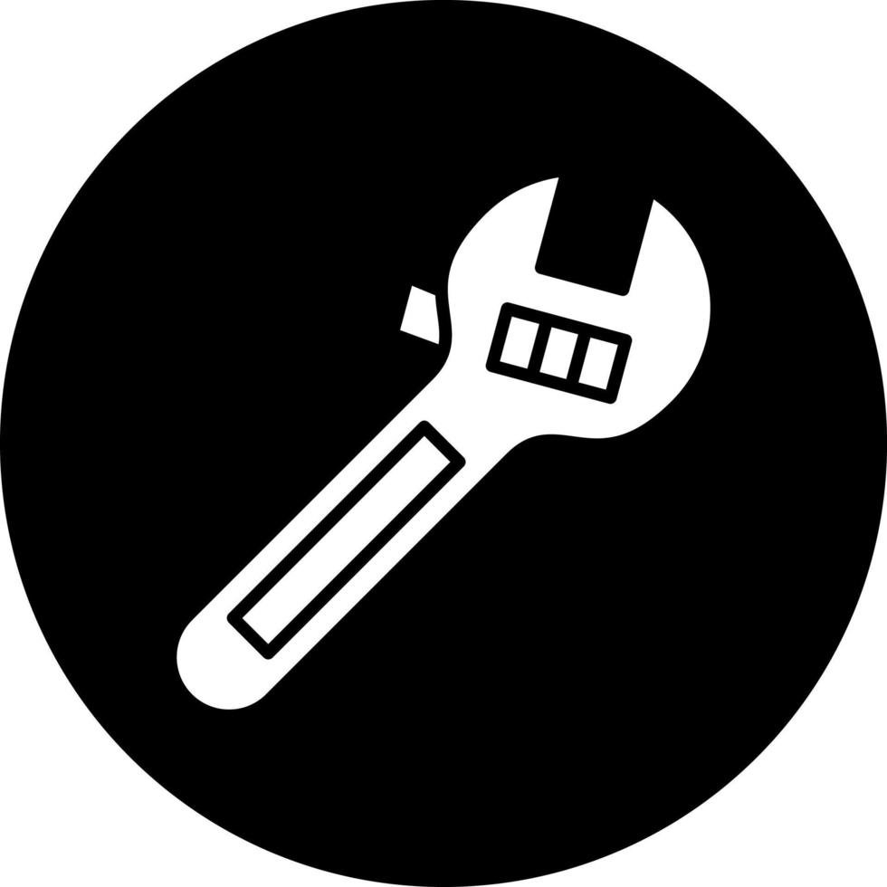 llave inglesa vector icono estilo