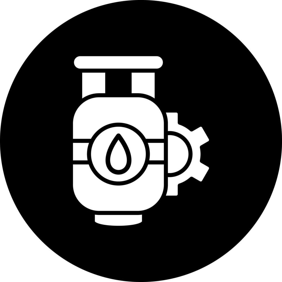 Gas Industry Vector Icon Style