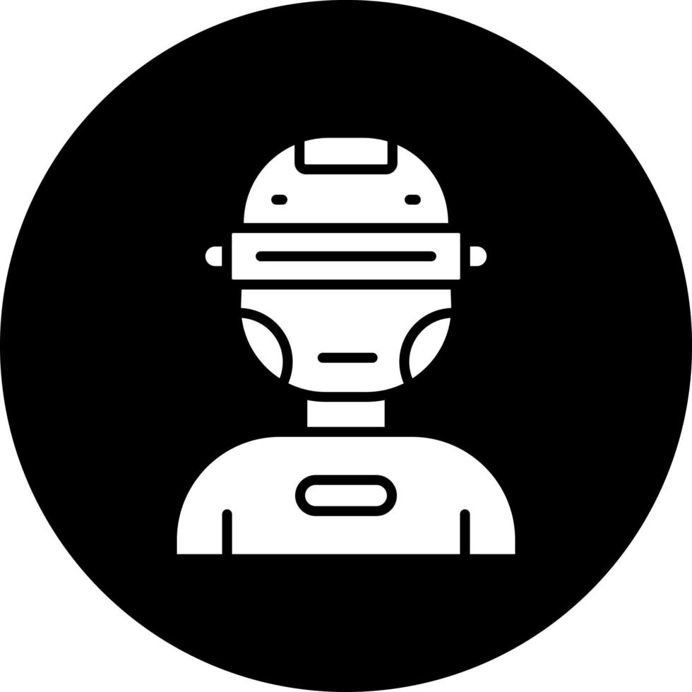 Cyborg Vector Icon Style