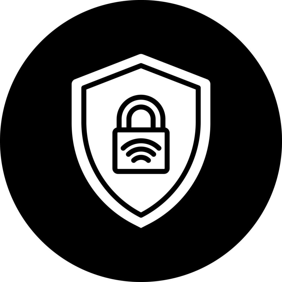 Smart Lock Vector Icon Style