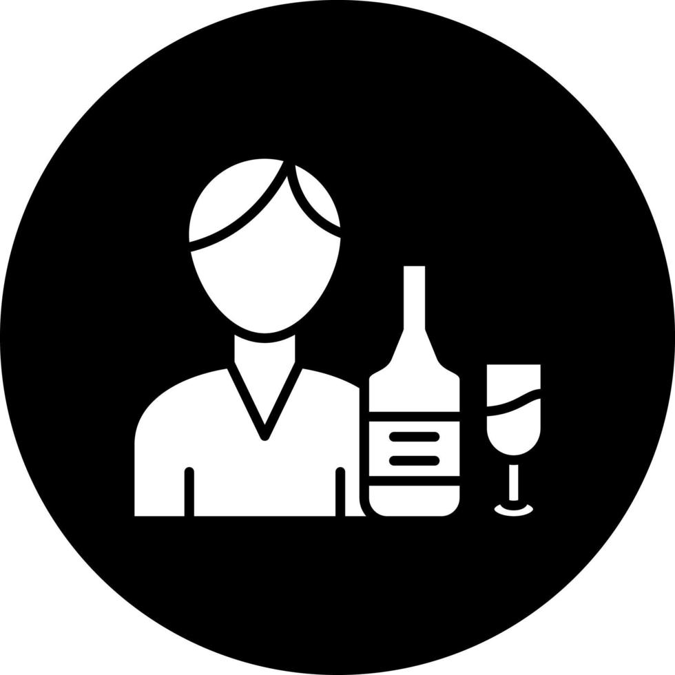 Bartender Vector Icon Style