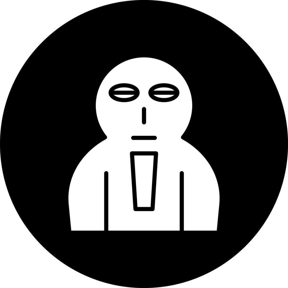 Coffin Face Vector Icon Style