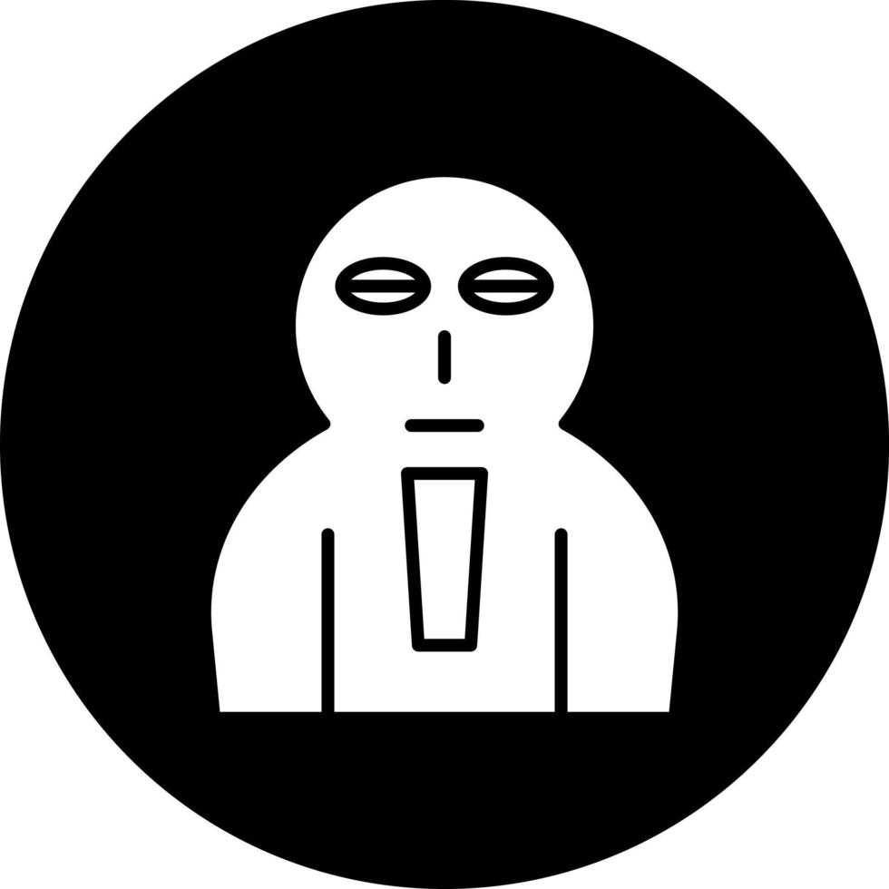 Coffin Face Vector Icon Style