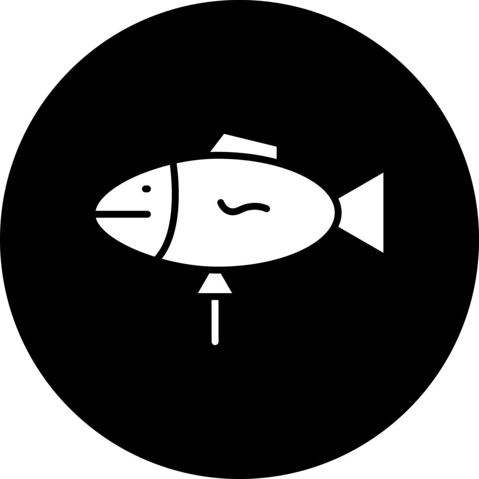 pescado globo vector icono estilo