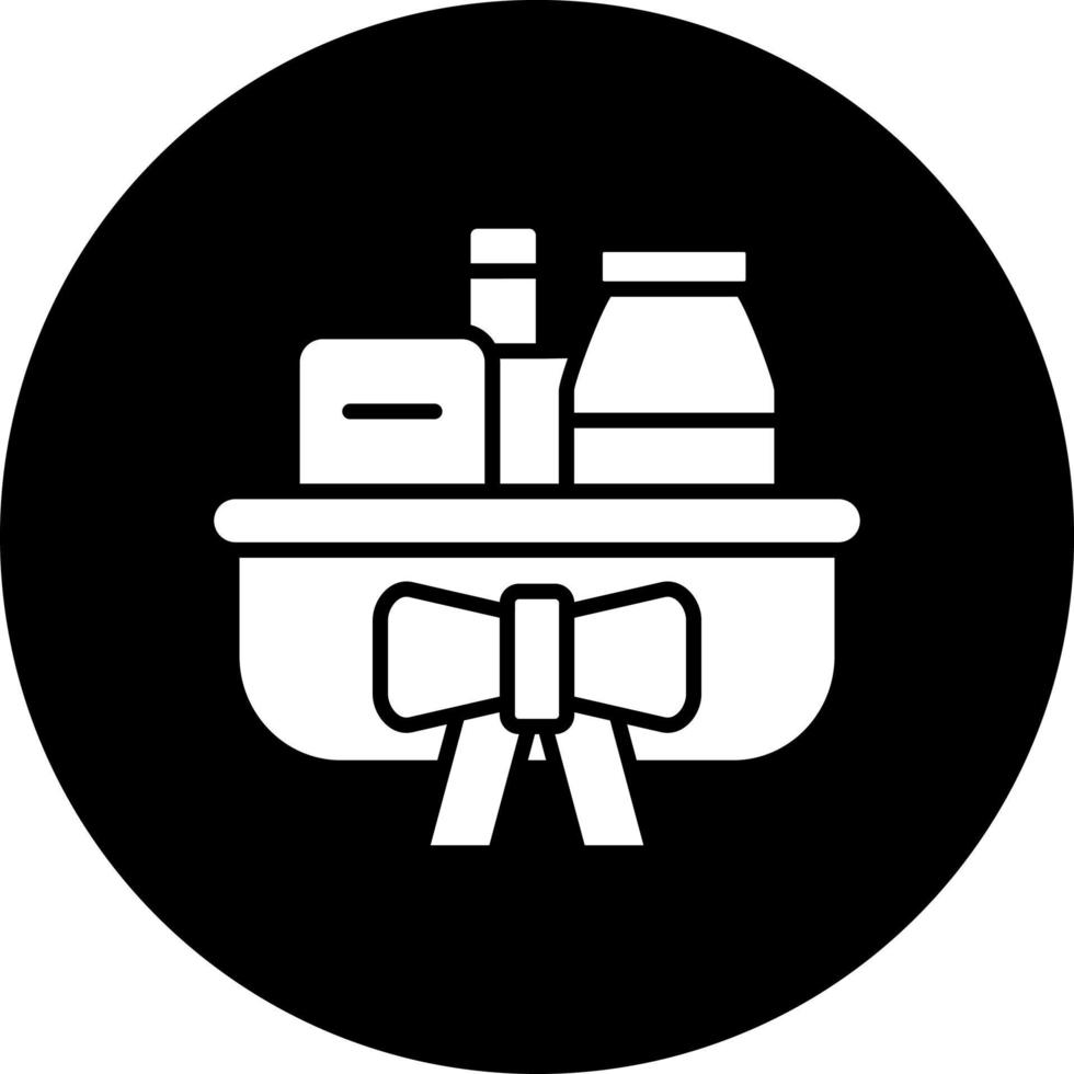 Hamper Vector Icon Style